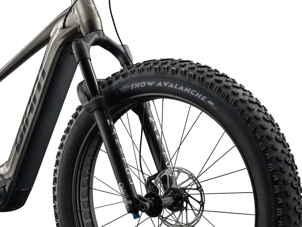 Elektrinis kalnų dviratis Giant Yukon E+, Kosminė pilka, M dydis (2025)