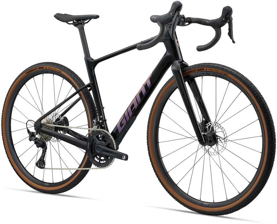 Žvyro dviratis Giant Revolt Advanced 2 Carbon Smoke, L (2025 m.)