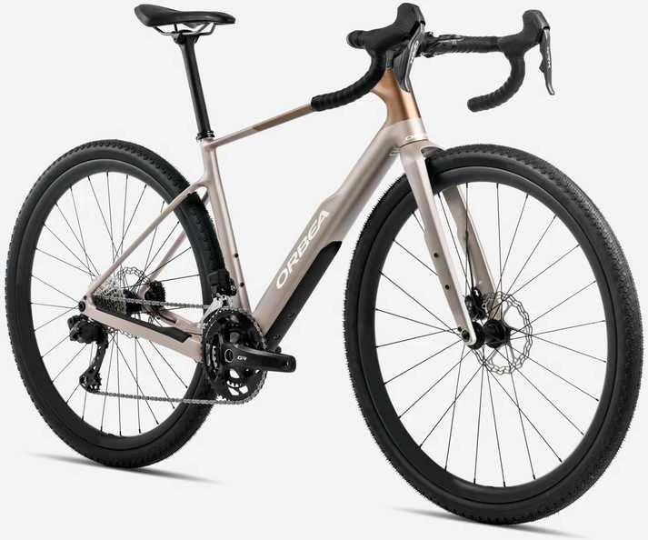 Žvyrkelis dviratis Orbea Terra M31eTEAM 1X Nickel Met Cinnamon (2026)