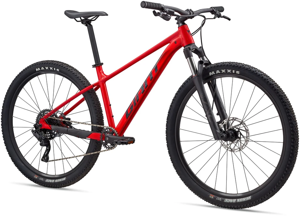 None GIANT Talon 2 dviratis, 27,5 colio XS, grynai raudonas