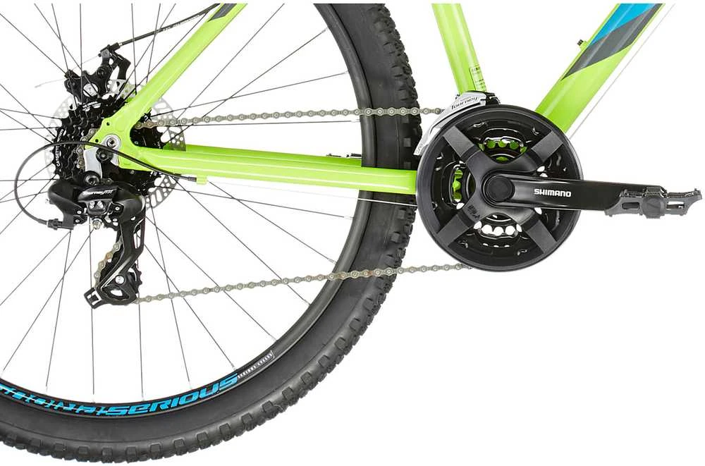 Kalnų dviratis Serious Rockville Disc 27.5" zaļš/mėlynas (X)
