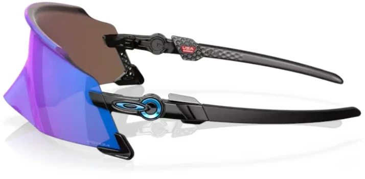 Sportiniai akiniai nuo saulės Oakley Kato poliruotos juodos/prizm safyro spalvos