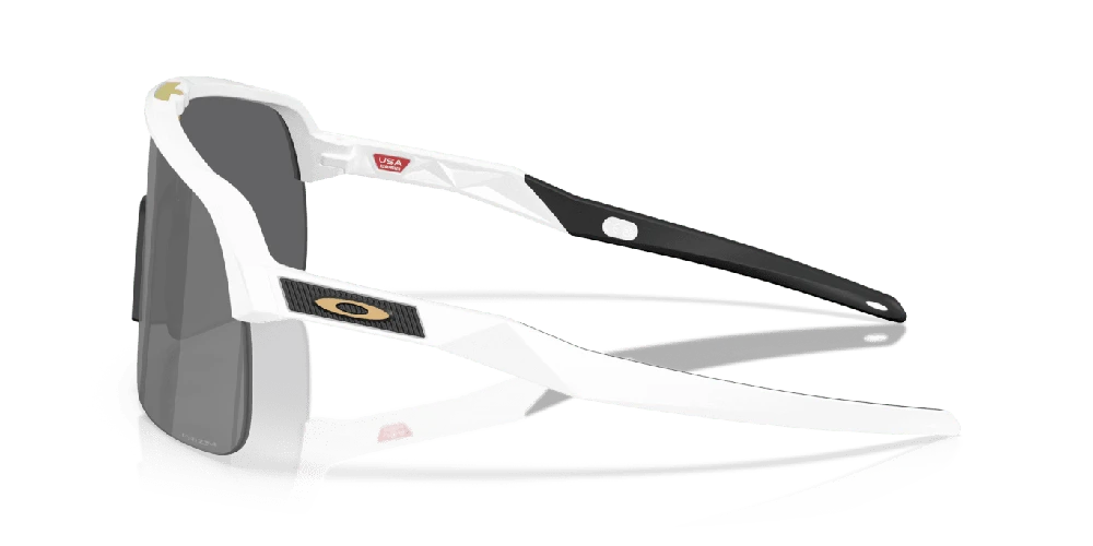 Sportinės saulės akiniai Oakley Sutro Lite PC matinis baltas su Prizm Juodas juodomis lęšiais