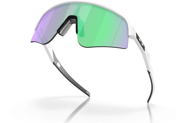 OAKLEY Sutro Lite Sweep Matte Baltas/Prizm Road Jade sportiniai saulės akiniai
