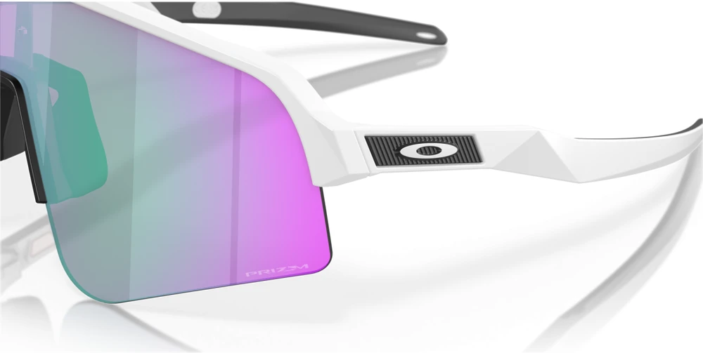 OAKLEY Sutro Lite Sweep Matte Baltas/Prizm Road Jade sportiniai saulės akiniai