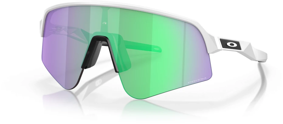 OAKLEY Sutro Lite Sweep Matte Baltas/Prizm Road Jade sportiniai saulės akiniai