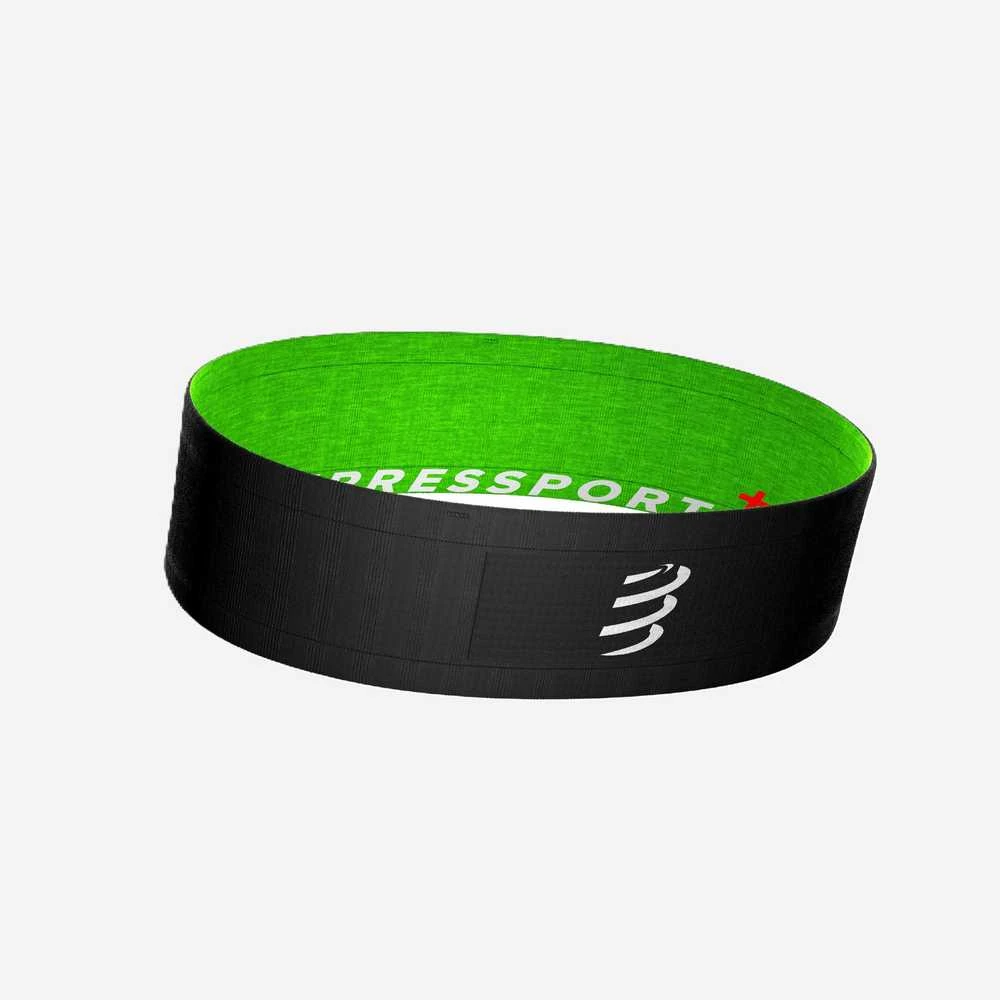 Compressport bėgimo diržas su žaliu vidumi