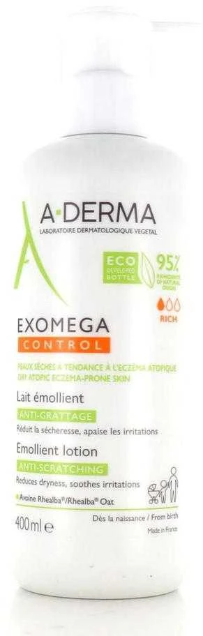 "A-Derma Exomega Control" minkštinamasis pienelis 400ml