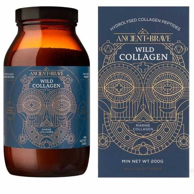 Jūrinis kolagenas milteliais "Wild" ANCIENT + BRAVE, 200 g