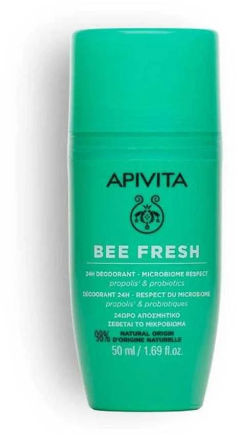 Apivita Bee Fresh dezodorantas žaliame įpakavime