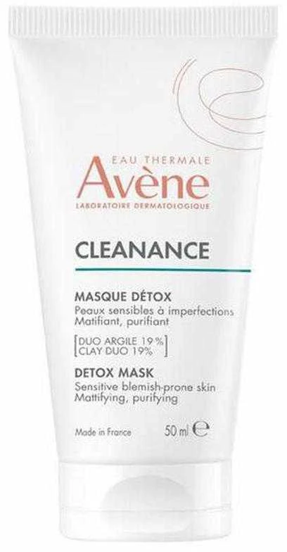 Avène Cleanance 3 In 1 Detox Mask valomoji kaukė jautriai, spuoguotai veido odai, 50 ml
