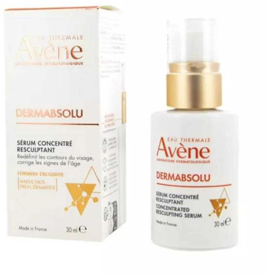 Avene DermAbsolu Concentrated Resculpting Serum koncentruotas atkuriamasis veido serumas, 30 ml