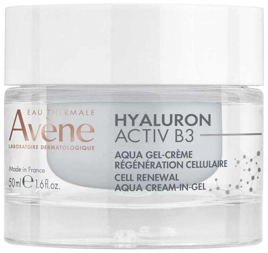 Avène Eau Thermale Hyaluron Activ B3 Cell Renewal Kreminis Aqua Kreminis-In-Gel atkuriantis gelinis kremas veidui, 50 ml