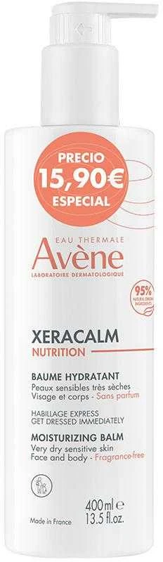 Avene XeraCalm Nutrition Moisturizing Balm drėkinantis ir maitinantis balzamas labai sausai ir jautriai veido / kūno odai, 400 ml