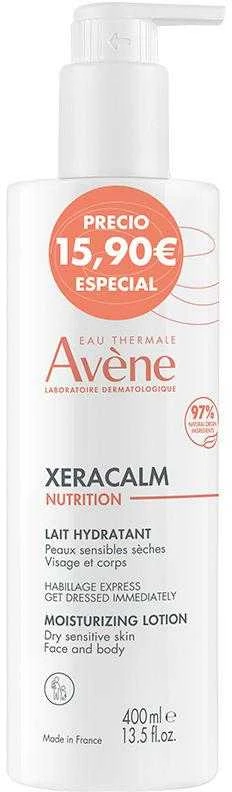Avene Xeracalm maitininantis Moisturising Milk drėkinantis kūno losjonas, 400 ml