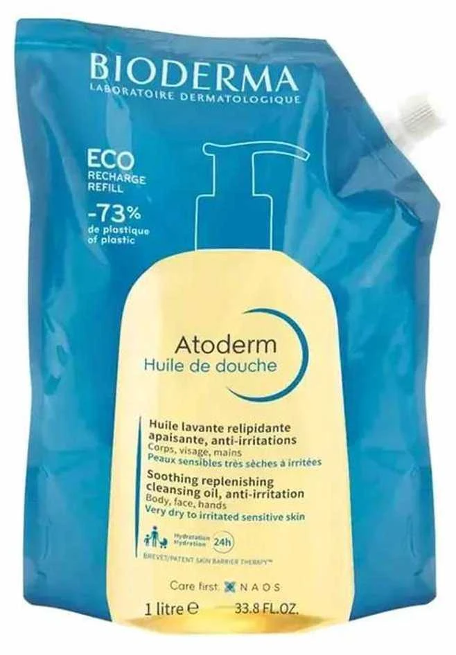 Aliejinis prausiklis sausai odai Bioderma Atoderm Huile de Douche, 1000 ml