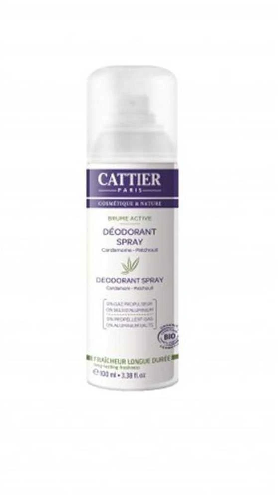Cattier purškiamas dezodorantas Active 100ml