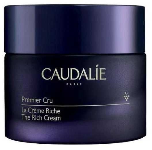 Caudalie Premier Cru Rich Kreminis drėkinamasis veido kremas senėjimą lėtinančio poveikio, 50 ml