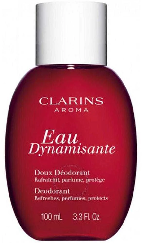Clarins Eau Dynamisante raudonas buteliukas