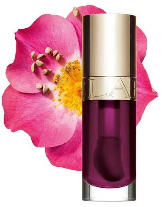 Lūpų aliejus Clarins Lip Comfort Oil 10 Plum, 7 ml