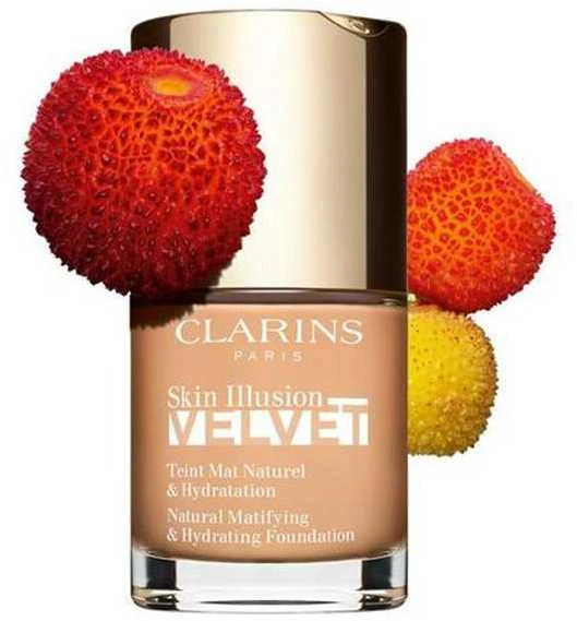 Clarins Veido makiažo pagrindas Skin Illusion Velvet 107C 30ml