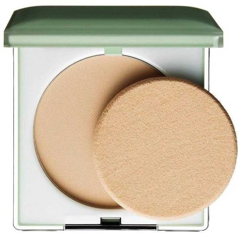 Clinique Stay Matte Sheer Pressed Powder kompaktinė pudra, atspalvis: 03 Stay rusvai gelsvas, 7.6 g