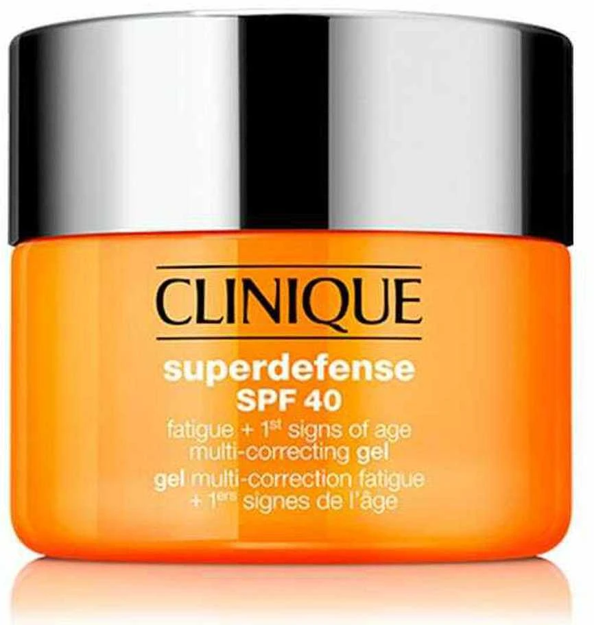 Clinique Superdefense Broad Spectrum SPF 40 Fatigue + First Signs Of Age Multi-correcting Gel jauninamasis veido kremas-gelis, 30 ml