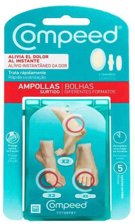"Compeed" mišrūs pūslių pleistrai 5 vnt