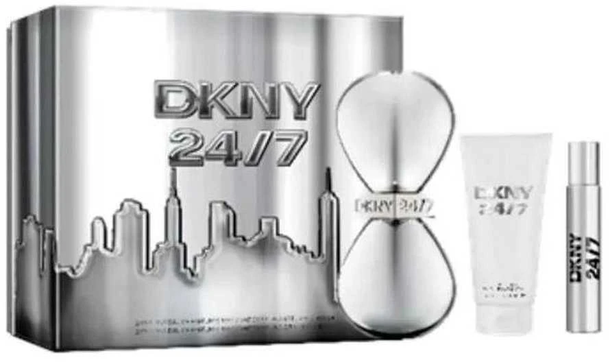 Donna Karan DKNY 24/7 Eau De Perfume Purškiklis 100ml rinkinys moterims 3 vnt