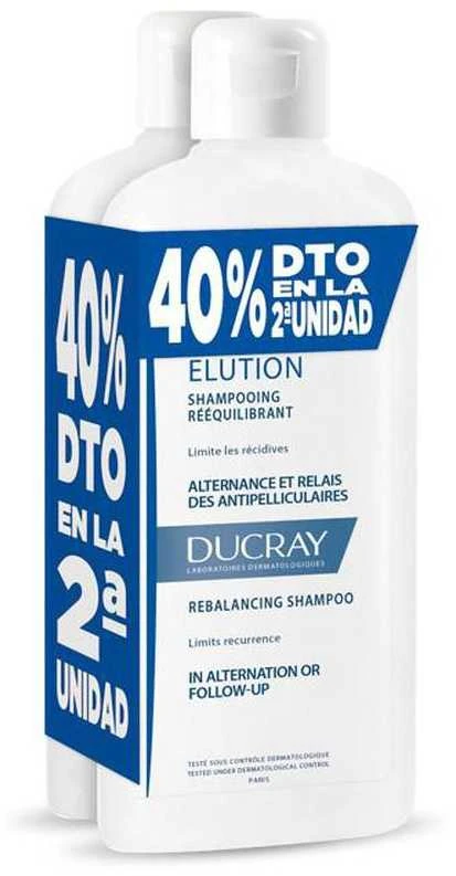Ducray Elution šampūnas 2x400ml
