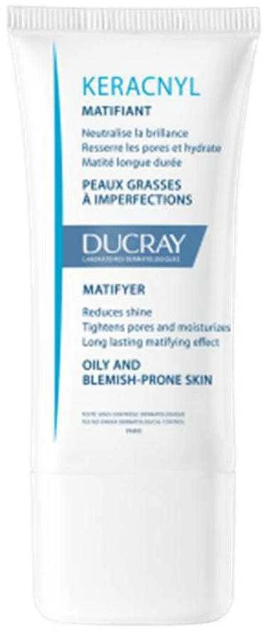 Ducray Keracnyl matinio efekto veido kremas 30ml