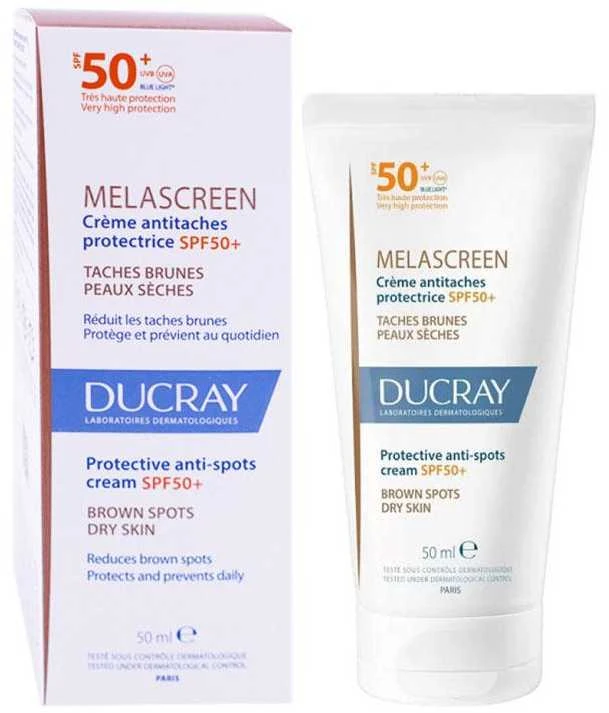 Ducray Melascreen Kreminis SPF 50+ apsauginis kremas nuo saulės, 40 ml