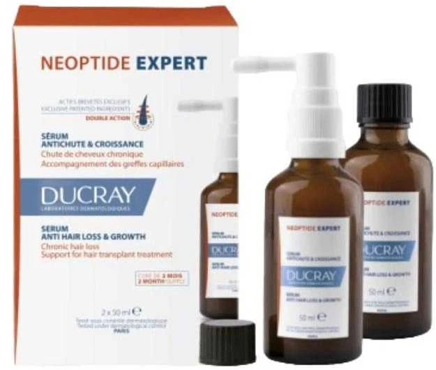 Ducray Neoptide Expert serumas nuo plaukų slinkimo skatinantis naujų plaukų augimą 2x50ml