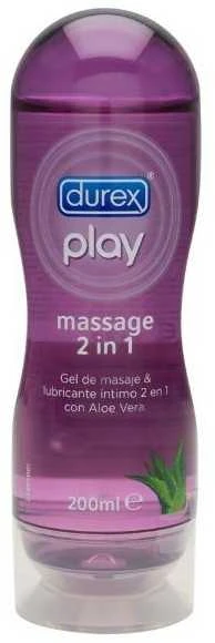 Durex Play masažinis 2 viename su alaviju, 200 ml