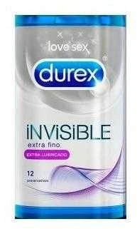 Durex Invisible Extra Thin prezervatyvai 12 vnt