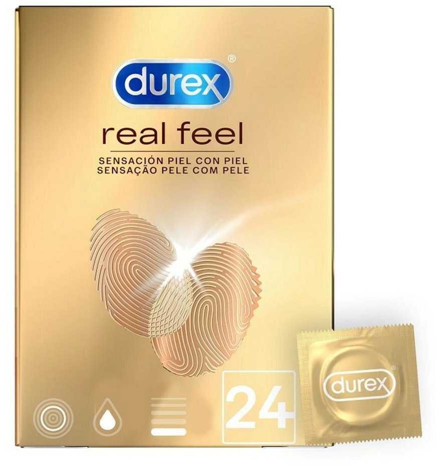 Durex Real Feel prezervatyvai 24 vnt