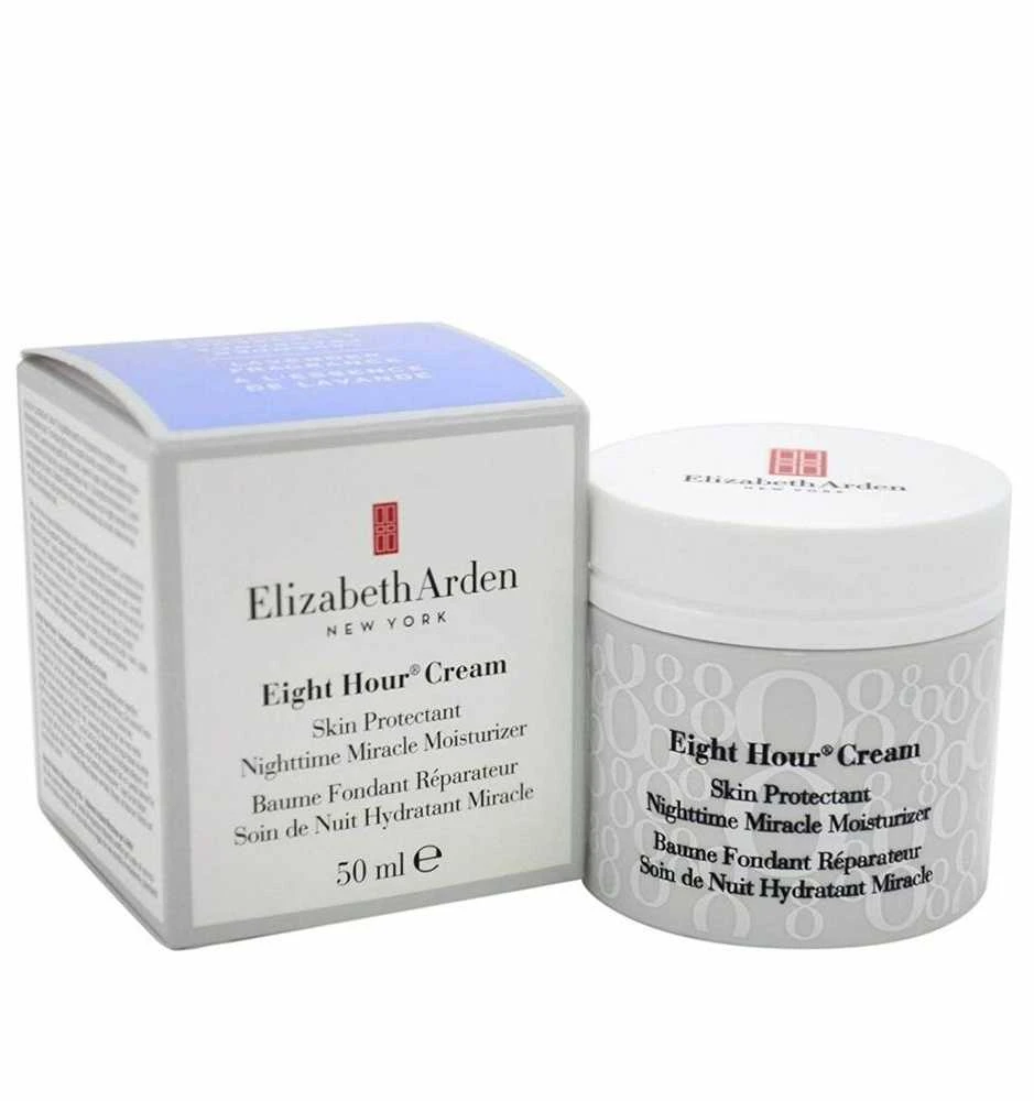 Elizabeth Arden Eight Hour Nighttime Miracle Moisturizer Drėkinamasis naktinis veido kremas 50ml