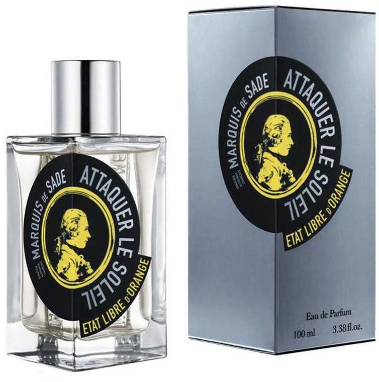Orange Etat Libre d'Oranžinis Etat Libre d´Oranžinis Attaquer le Soleil Marquis de Sade EDP parfumuotas vanduo Unisex, 100 ml