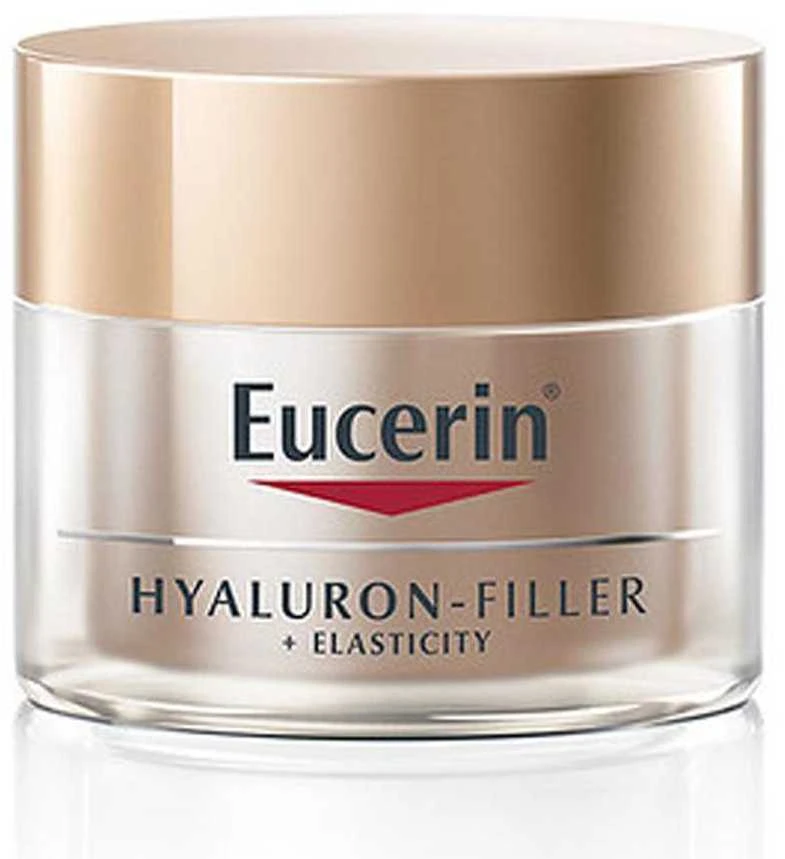 Eucerin Hyaluron-Filler + Elasticity Night Kreminis naktinis veido kremas, 50 ml