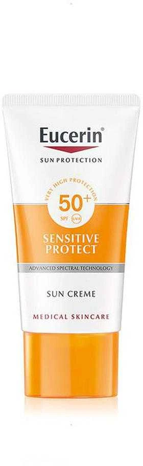 Eucerin Sensitive Protect Sun Creme SPF 50+ apsauginis kremas nuo saulės, 50 ml