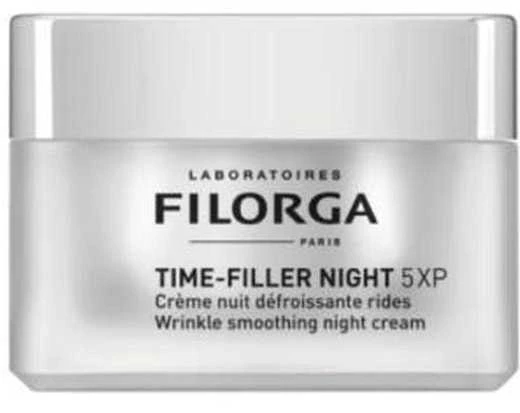 Filorga Time-Filler Night 5XP Night Kreminis naktinis veido kremas nuo visų tipų raukšlių, 50 ml