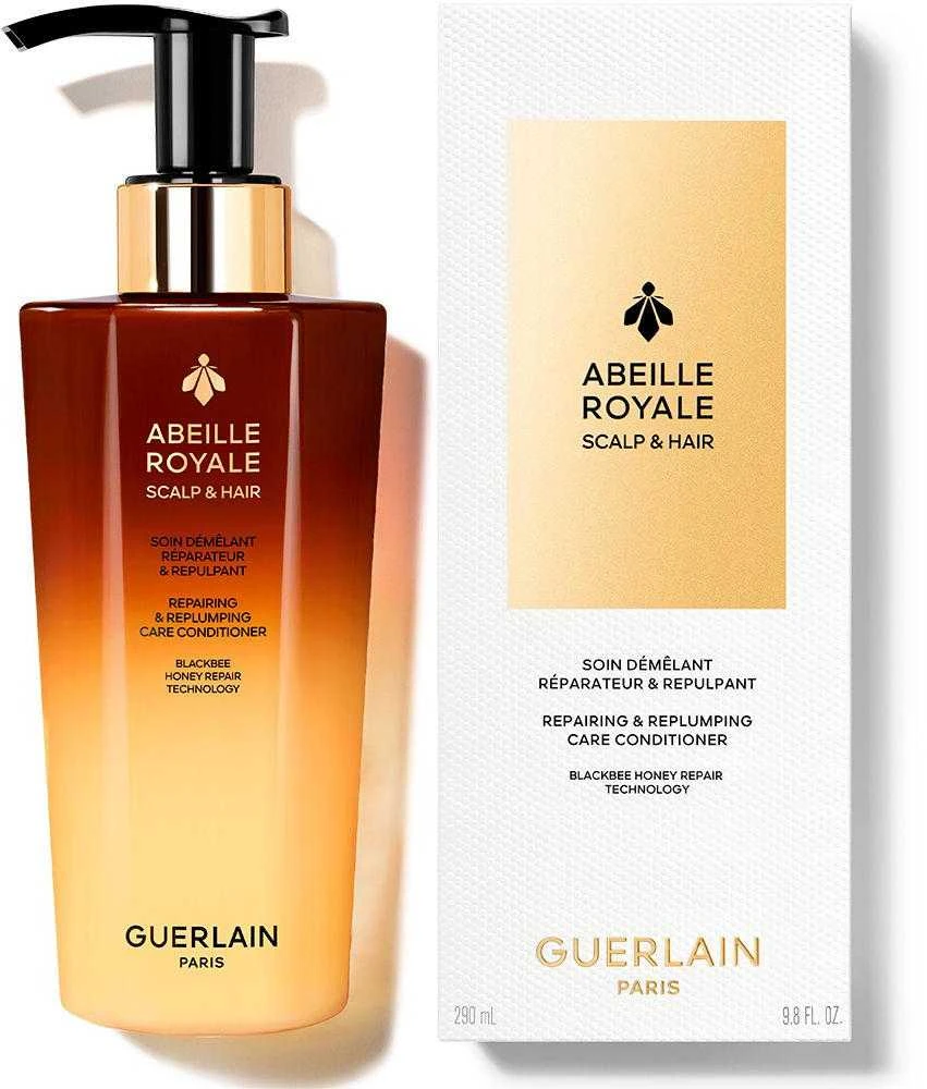 Guerlain Abeille Royale Scalp y Hair Acondicionador Reparador y Voluminizador, 290 ml