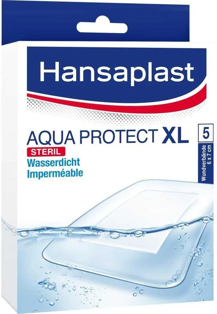 "Hansaplast Aqua Protect XL" 5 vienetai