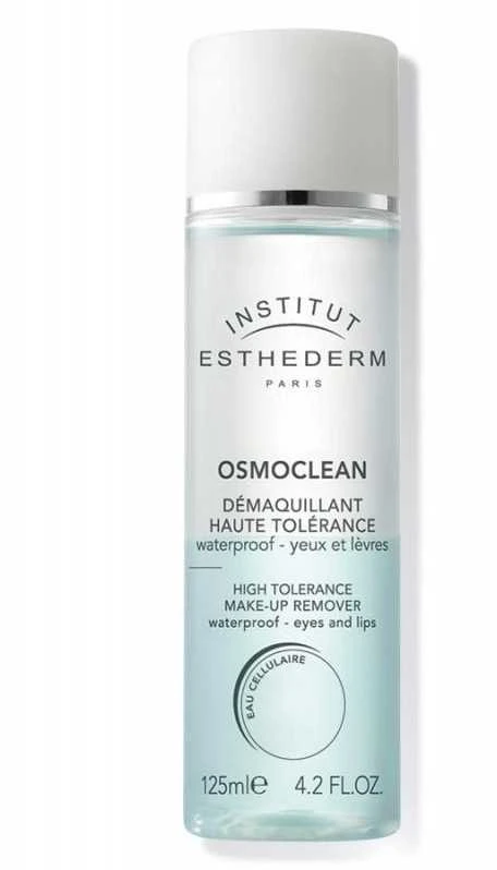Akių ir lūpų makiažo valiklis Institut Esthederm Osmoclean High Tolerance Make Up Remover Atsparus vandeniui Eyes An Lips" 125ml
