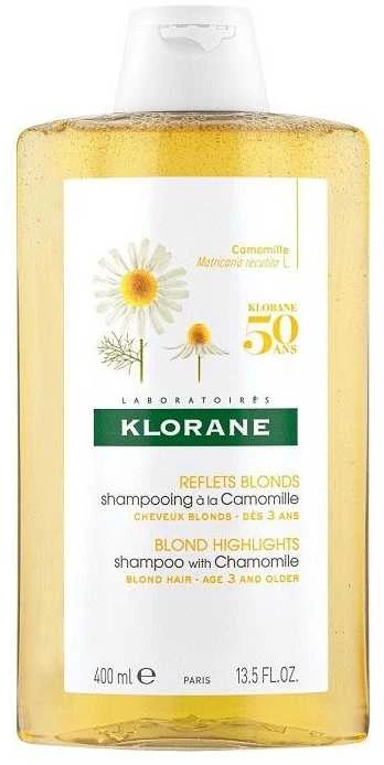 Klorane A La Camomile Skirtas šviesiems plaukams Reflex Illuminating Šampūnas 400ml