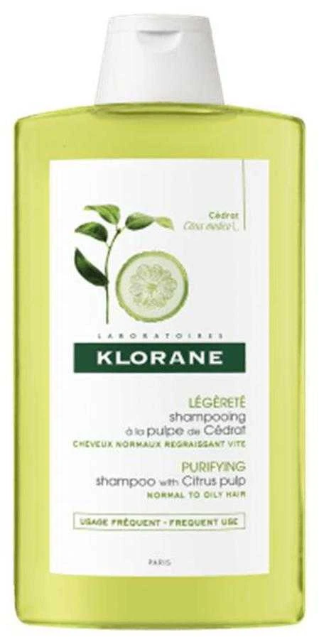 "Klorane Citron Valomasis plaukų šampūnas" 400ml