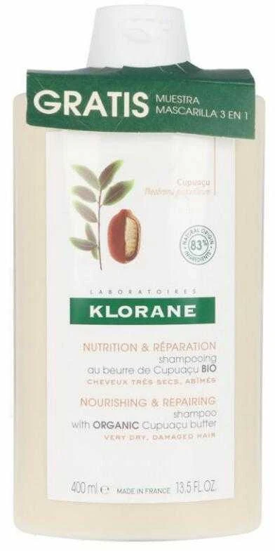 Klorane su Cupuaçu sviestu šampūnas 400ml