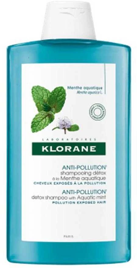 "Klorane Aquatique Mint Detox" šampūnas 400ml