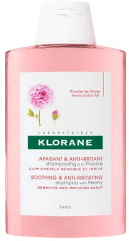 "Klorane" raminantis ir nuo dirginimo saugantis šampūnas "Peony" 200ml