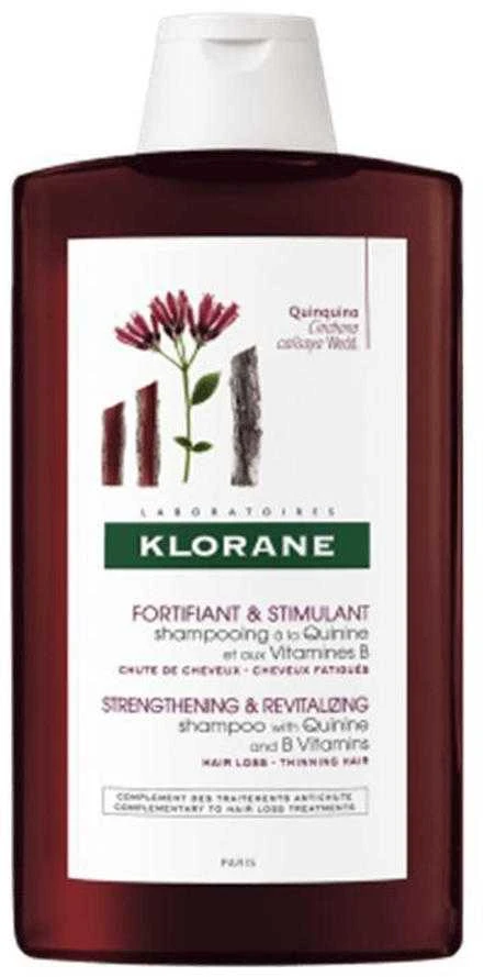 "Klorane" stiprinamasis šampūnas su chininu ir Edelweiss Bio 400ml